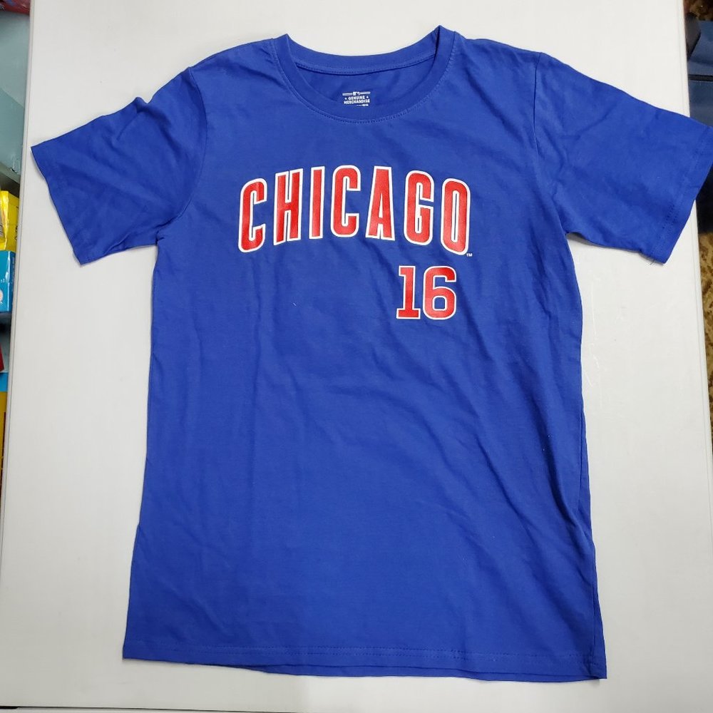 MLB Genuine Merchandise Youth Boys XLge 16/18 Chicago Cubs Patrick Wisdom TShirt